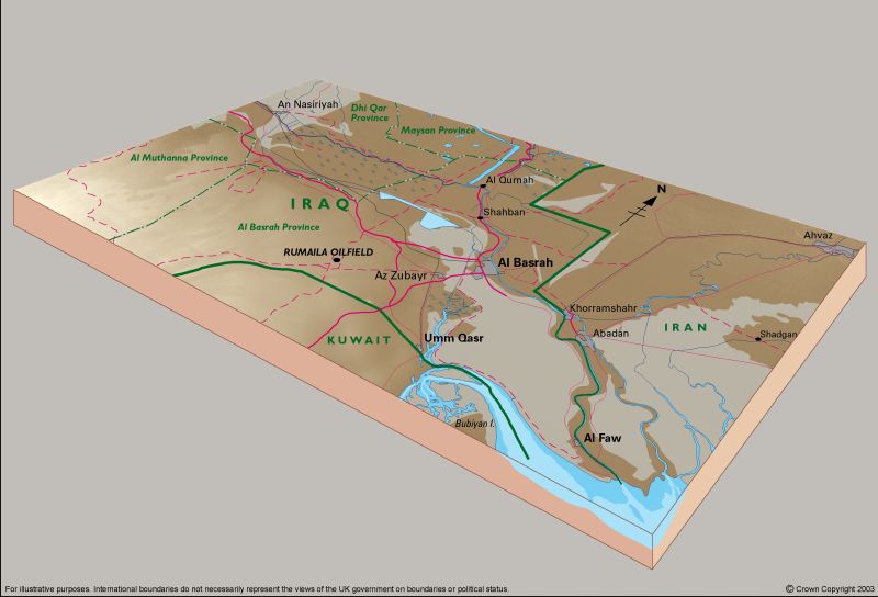 Map of Iraq